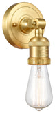 Bare Bulb 1 Light ADA Compiant Sconce, Satin Gold