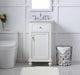 Bathroom Vanity, Antique White, 19"