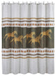 Running Remuda Shower Curtain, 72"x72", 1 Piece
