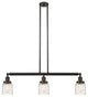 INNOVATIONS 213-OB-G513 3-Light Island Light Oil Rubbed Bronze