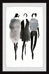 "Mode Noir" Framed Painting Print, 24"x36"