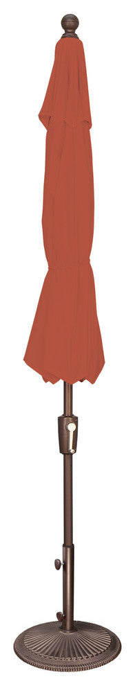 Catalina 9' Octagon Market Umbrella, Deep Red, Polyester Fabric