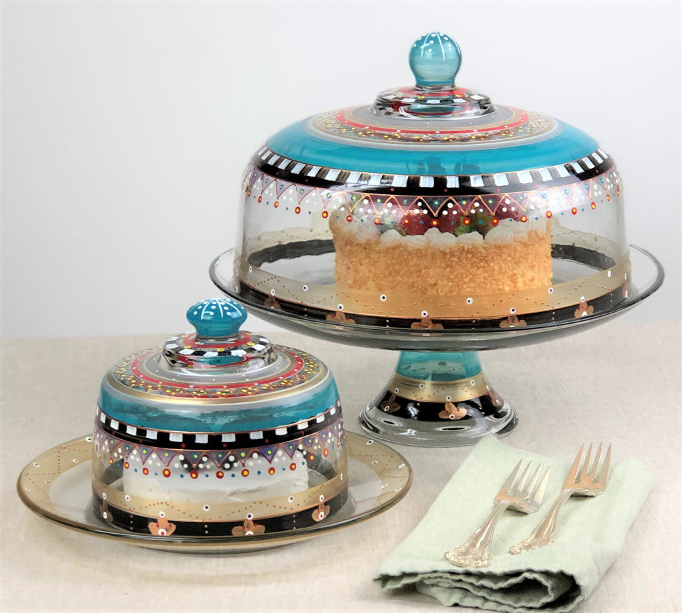 Mosaic Carnival Cake Dome