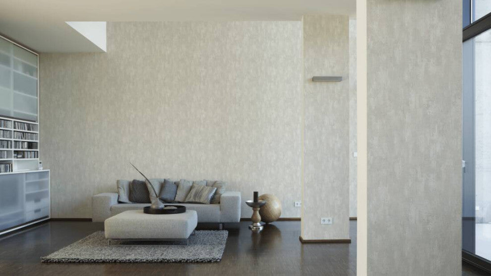 Plains Structures Textured Wallpaper, Plain, 306941, Gray White, Sample