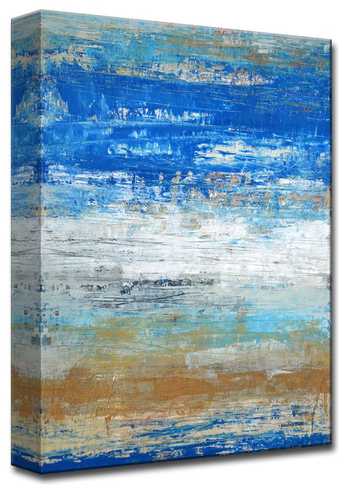 Ready2Hangart 'Mediterranean Coast' By Norman Wyatt, Jr. Canvas Art, 16" x12"