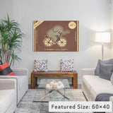 "Elephant Match Works" by Terry Fan, 40x26x1.5