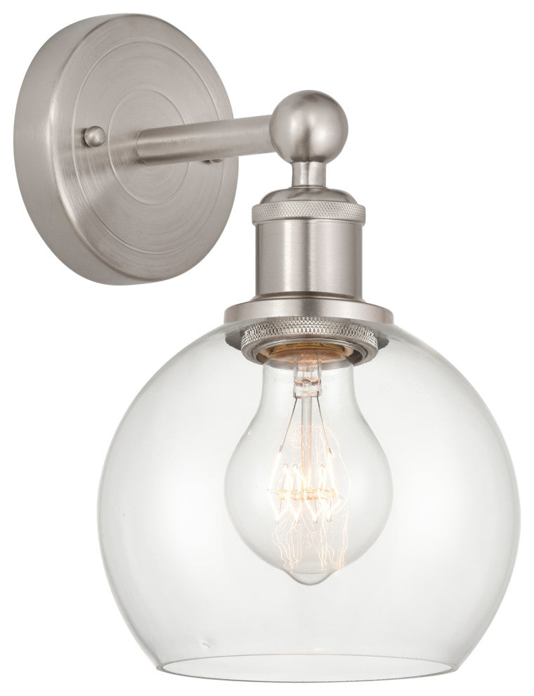 Innovations 616-1W-SN-G122-6 1 Light 6" Sconce, Brushed Satin Nickel