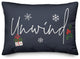 Navy Unwind 20x14 Spun Poly Pillow