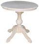 Round Top Pedestal Table, Unfinished, 30 Inch Round