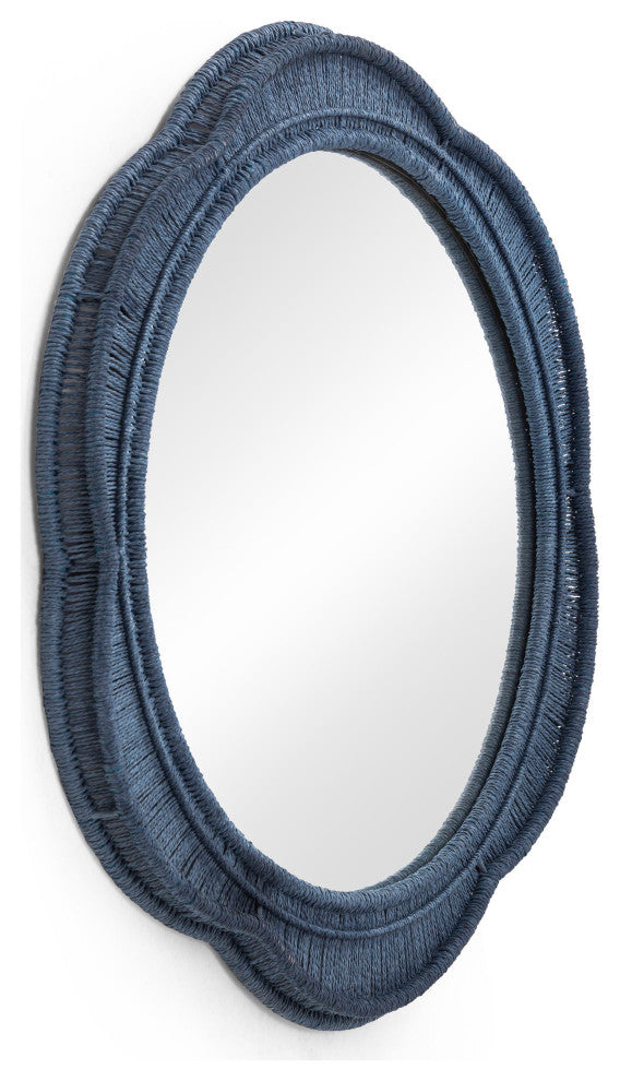 Zeva Wall Mirror, Blue
