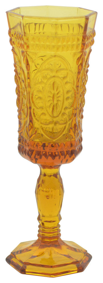 Vatican Flute, Set of 6, Amber