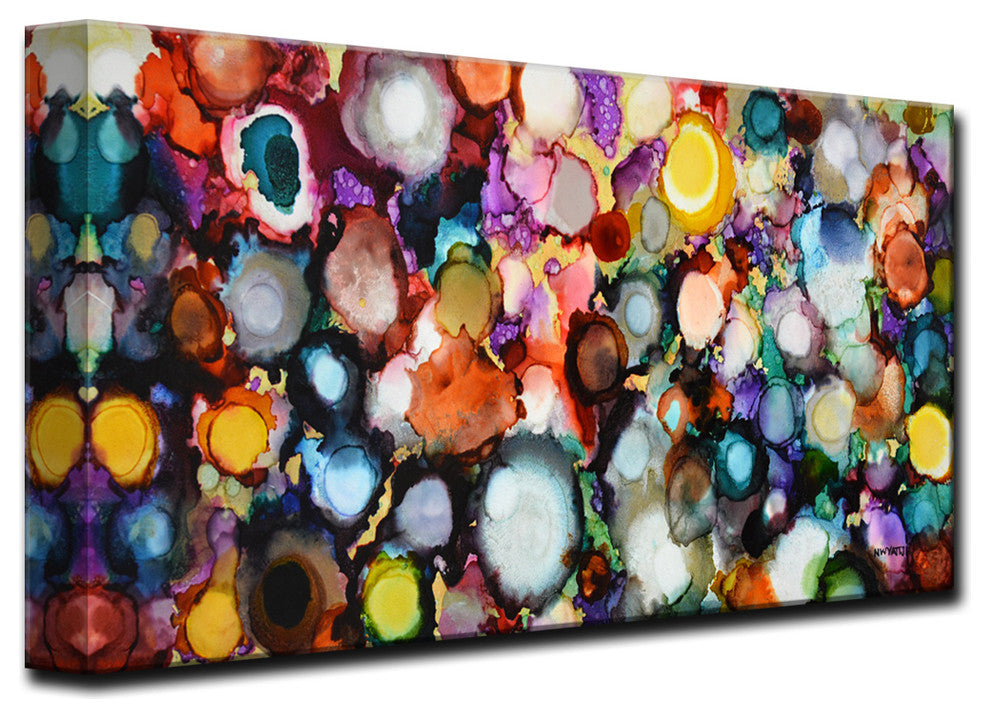 Ready2HangArt 'Festive Jewels' by Norman Wyatt, 20"x40"