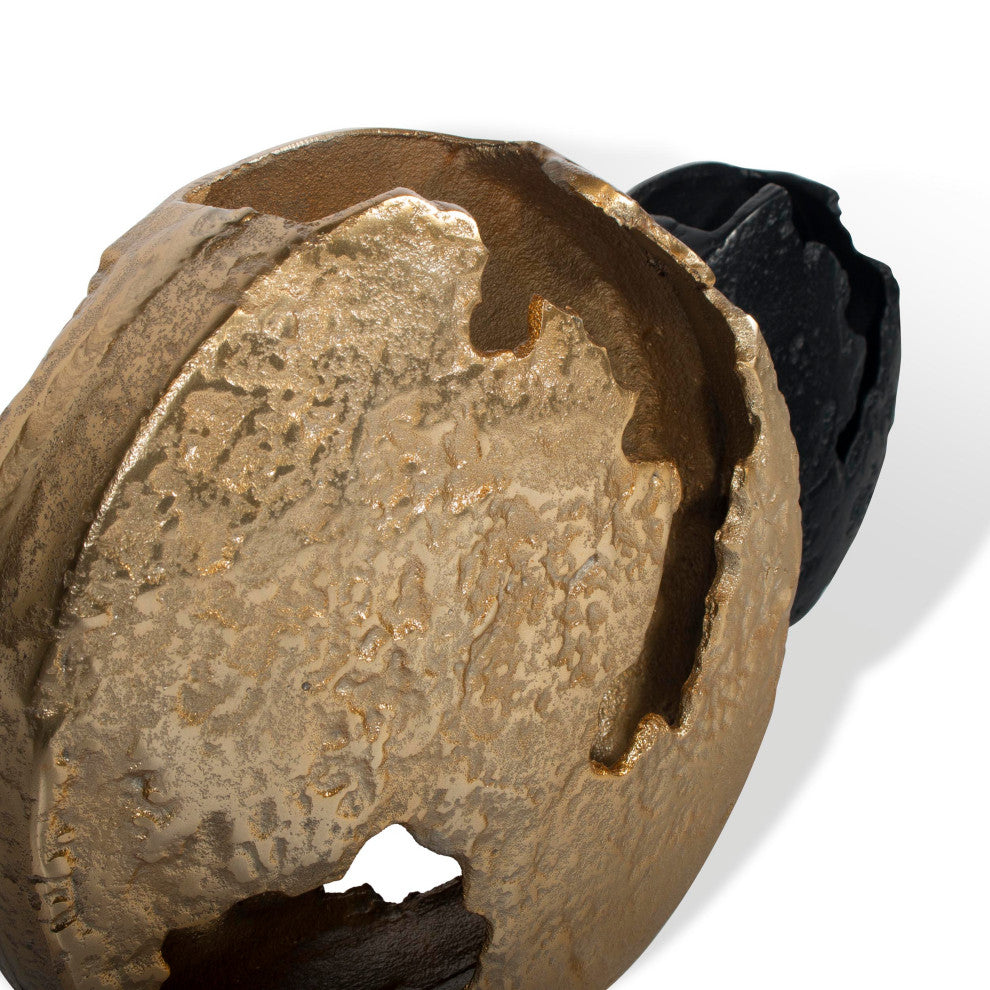 Atlas Vase, Small Black