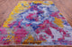 9' 0" X 11' 7" Abstract Hand Knotted Wool and Silk Rug Q11858