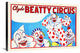 "Clyde Beatty Circus" Canvas Giclee by Hollywood Photo Archive, 30"x20"