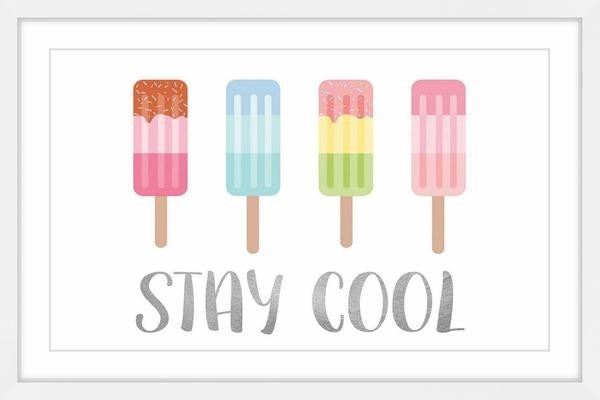 "Stay Cool" Framed Painting Print, 36"x24"
