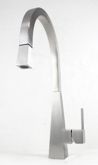 Imperial Design Lead Free Single Hole Pull Out Sprayer Kitchen Faucet
