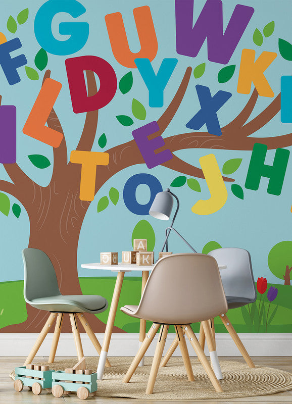 Alphabet Tree Peel & Stick Mural