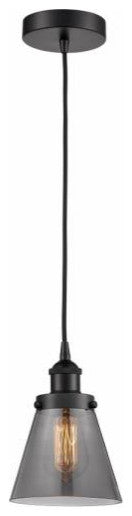 Innovations 616-1PH-BK-G63 1-Light Mini Pendant, Matte Black