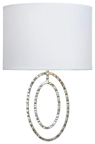 Layla 2-Light Sconce, Antique Silver Finish
