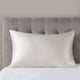 Madison Park Mulberry Silk Luxury Single Pillowcase, Ivory, Standard