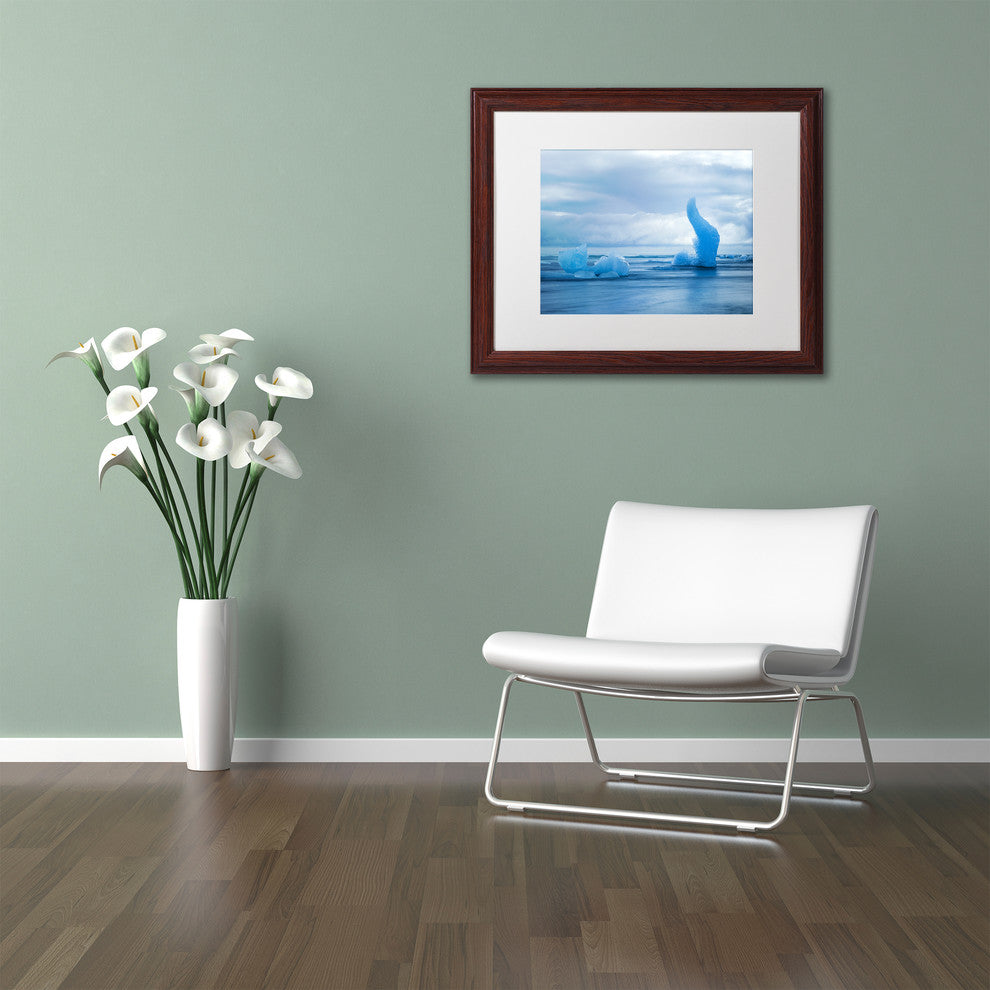 Philippe Sainte-Laudy 'Flying Blue' Matted Framed Art