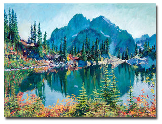 'Reflections on Gem Lake' Canvas Art by David Lloyd Glover
