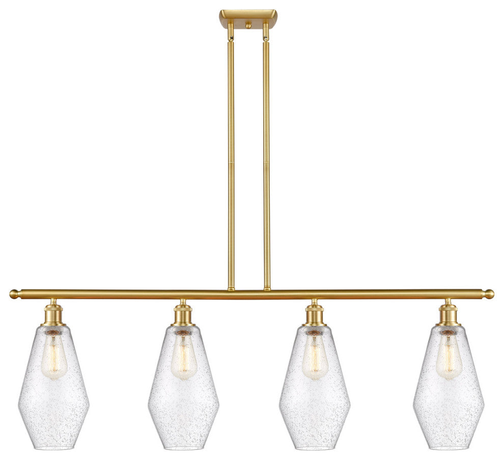 Innovations 516-4I-SG-G654-7-LED 4-Light Island Light, Satin Gold