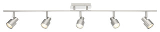 Lincoln 1-Light LED Track Spot, Brushed Steel, 28 W