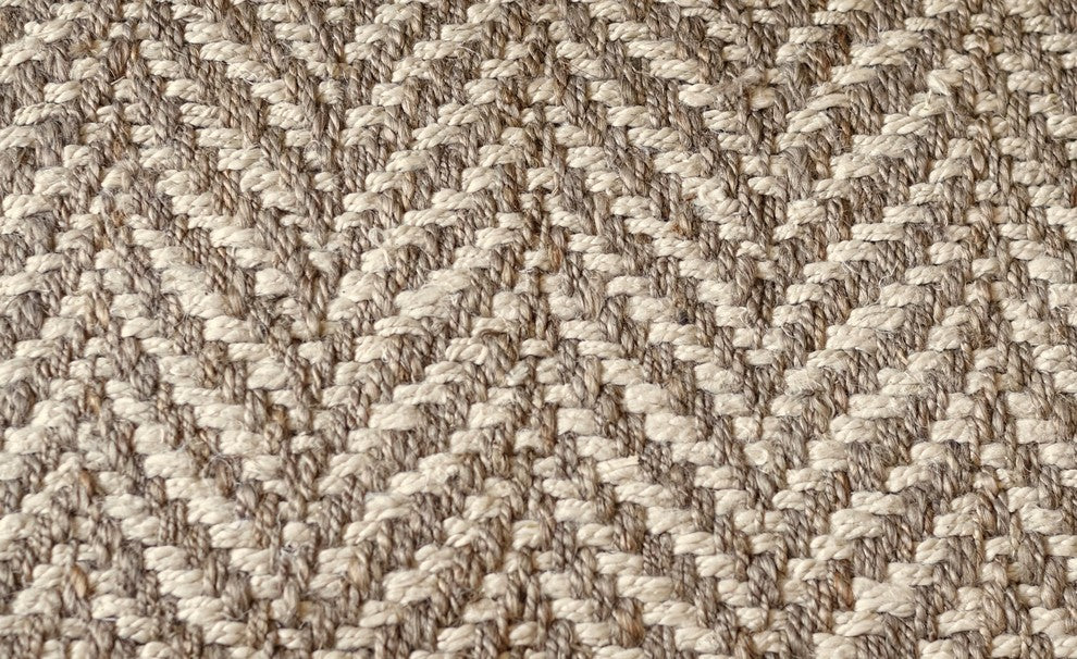 Anji Mountain Sandscape Jute Area Rug, 8'x10'
