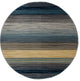 Bastille Heathered Stripe Blue 7'10" Round Area Rug