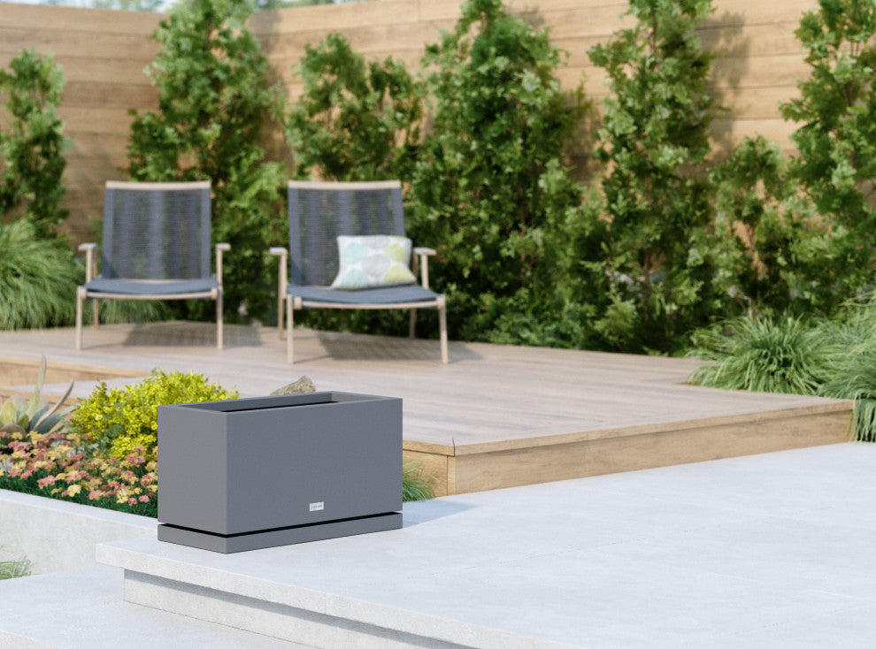 Long Box Series Trays, Gray, Small