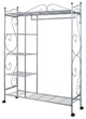 Home Storage Solutions 66" Closet Organizer With Casters, Sliver