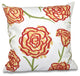 Spring Floral 1, Floral Print Pillow, Gold, 26"x26"