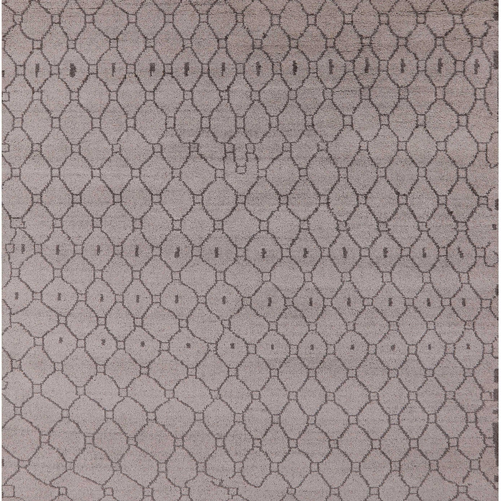 Ahgly Company Indoor Square Mid-Century Modern Area Rugs, 8' Square