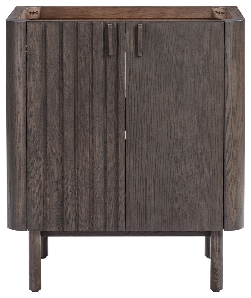 Blakely Vanity Only Collection, Brown Oak, 30