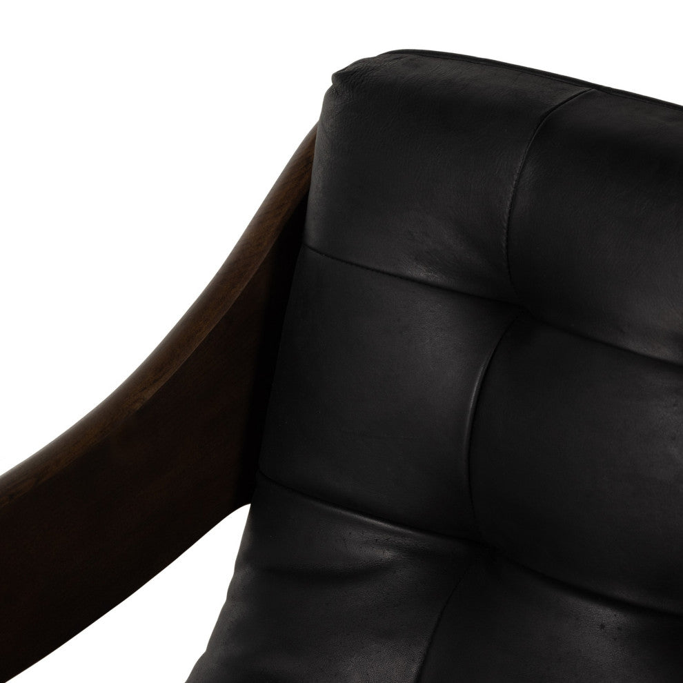 Halston Dining Armchair Heirloom Black, Terra Brown Ash