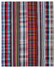 Rug N Carpet - Handmade Turkish 8' 0'' x 10' 1'' Vintage Patchwork Kilim Rug