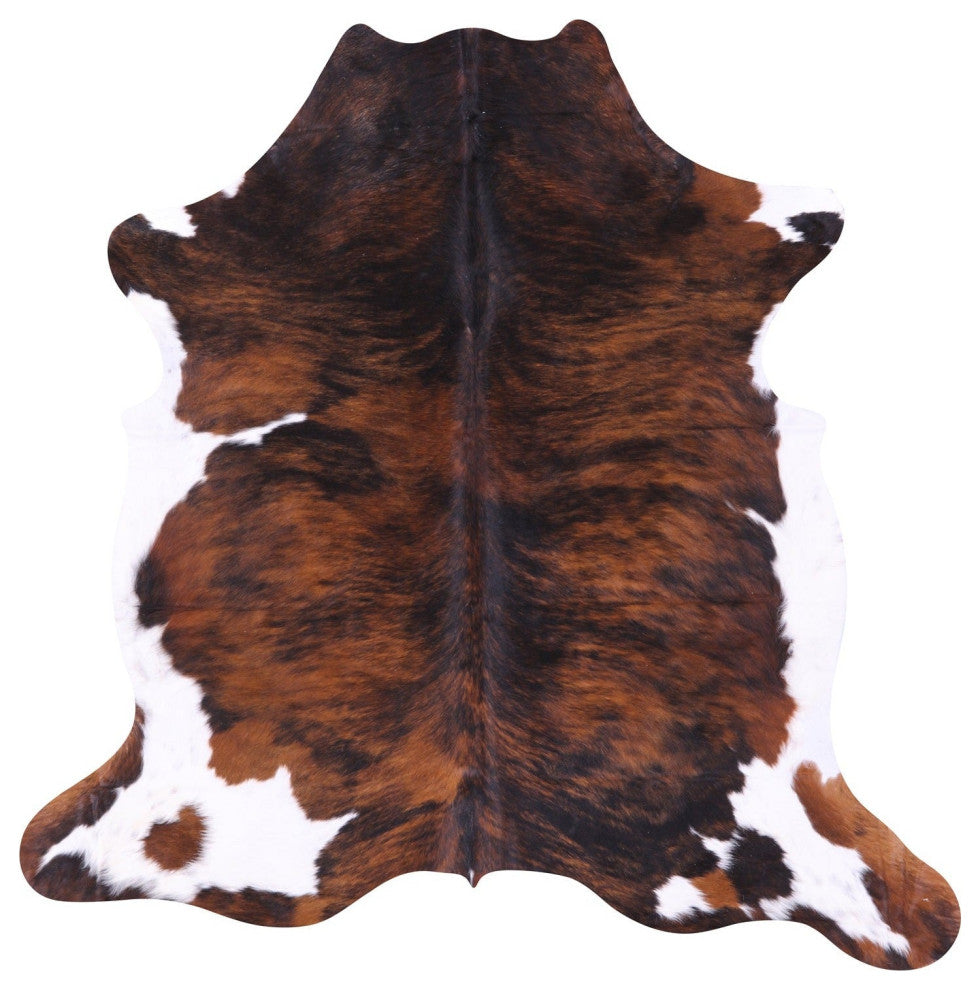Brindle Natural Cowhide Rug 6' 1" X 6' 4" C1898
