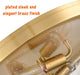 3 light modern Flush Mount Ceiling Light dome glass ceiling lamp