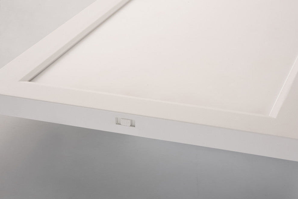 Lugano 24"x12" LED Linear Flush Mount, White