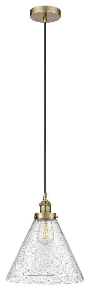 Innovations 616-1PH-AB-G44-L 1-Light Mini Pendant, Antique Brass