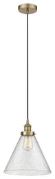 Innovations 616-1PH-AB-G44-L 1-Light Mini Pendant, Antique Brass