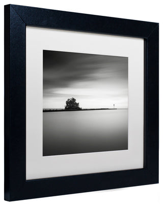 'Erieau 2' Matted Framed Canvas Art by Dave MacVicar