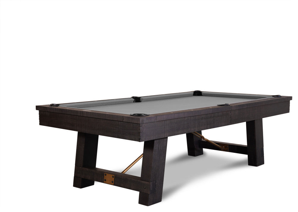 Isaac Pool Table Distressed Black, 8