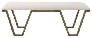 Uttermost Farrah Geometric Bench