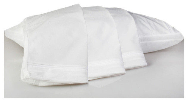 Permafresh Antibacterial and Water Resistant Bed Pillow Protector, 4 Pack, White