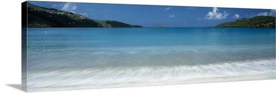 "Magens Bay St Thomas Virgin Islands" Canvas Art, 36"x12"x1.25"