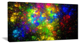 "Distant Galaxies" Abstract Digital Art Canvas Print