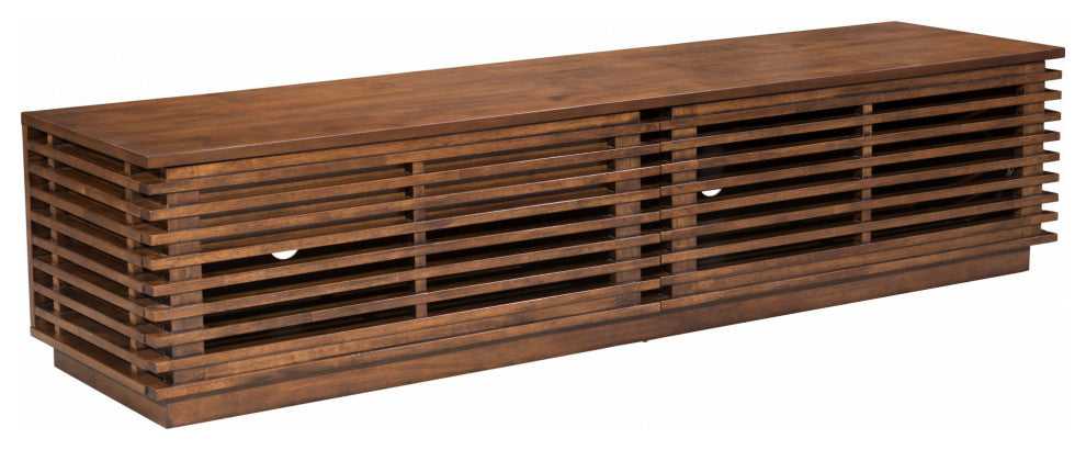Linea Wide Entertainment Stand Walnut